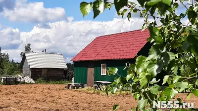 Домик с баней на участке 15 соток в Печорском районе